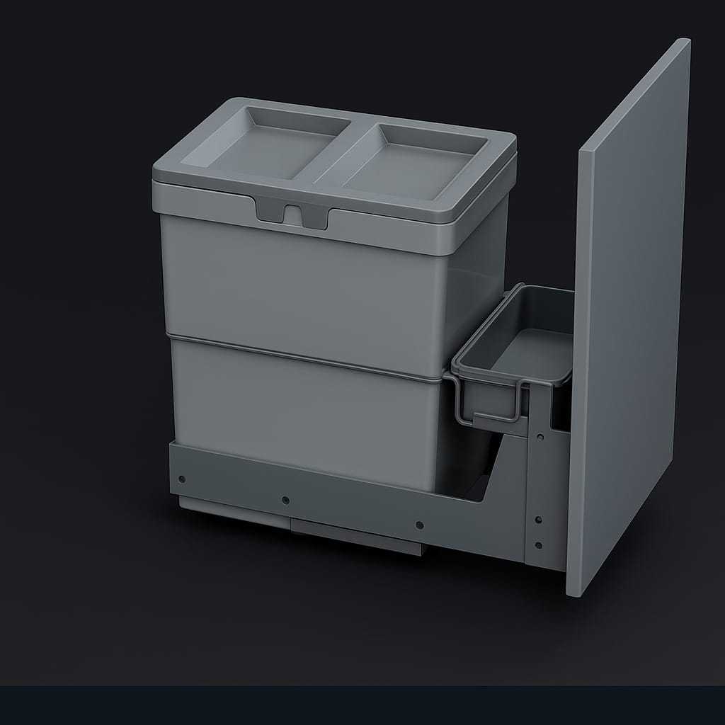 Contenedor o Papelera de RESIDUOS 27.5 LT CARROEXT. MOD. 30 PMODUL