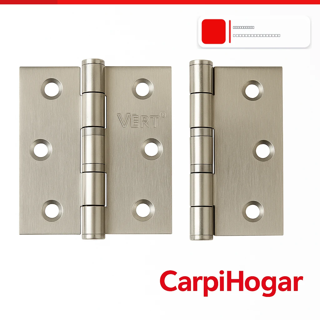 BISAGRAS CUADRADAS 3*3" (INCLUYE TORNILLOS) (PAR)