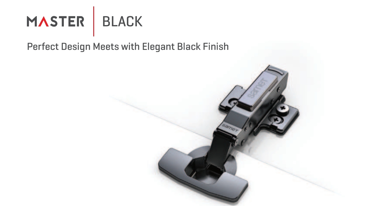 BISAGRA RECTA SOFT CLOSE TITAN 3D CON CLIC TITAN SAMET -PAR