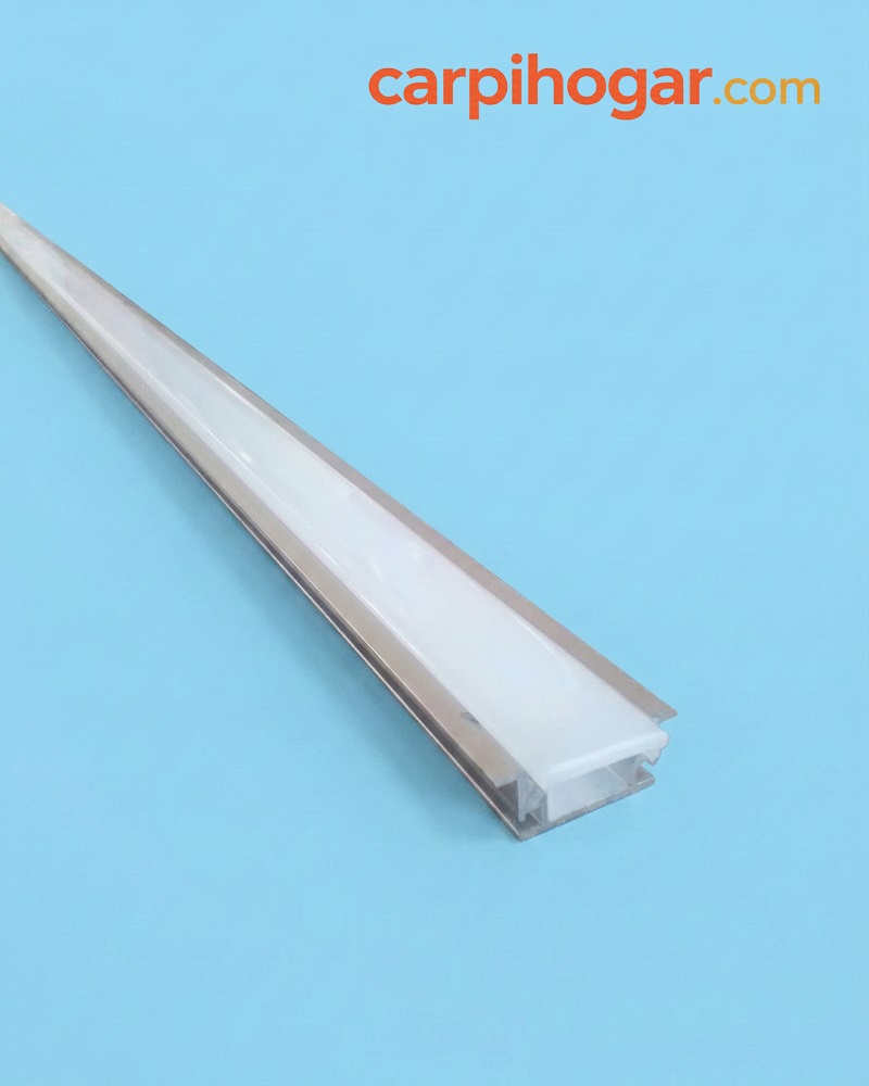 PERFIL DE ALUMINIO EMPOTRABLE ALTO TRAFICO P CINTA LED 1065MM