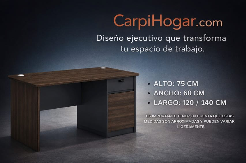 ESCRITORIO SECRETARIAL MOKA 1.40 MT