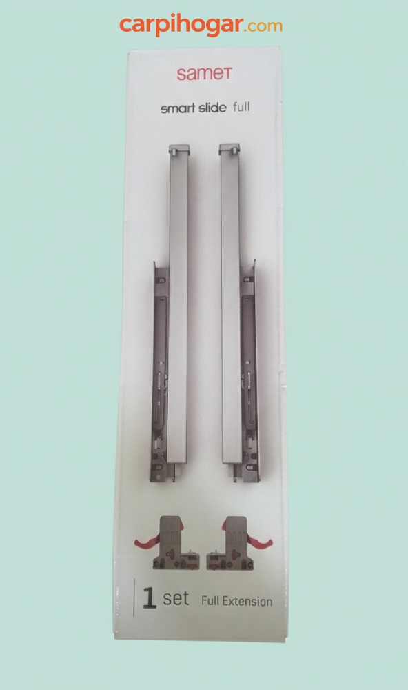 CORREDERA OCULTA SOFT CLOSE 40CM PACKING LUX SAMET