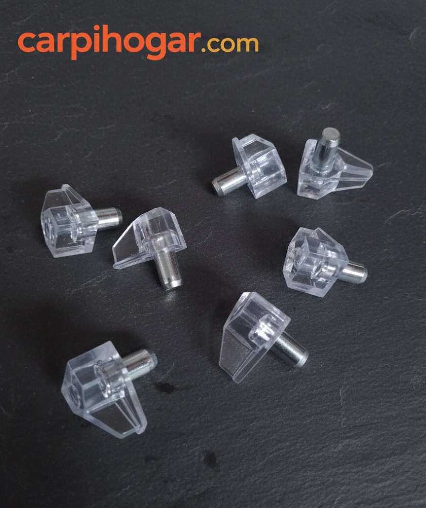 Soporte entrepaño transparente