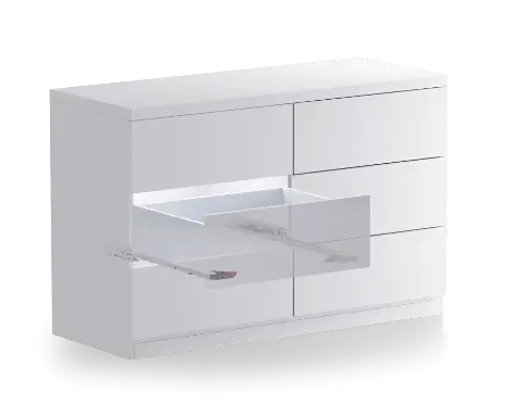 CORREDERA OCULTA SOFT CLOSE 25CM PACKING LUX SAMET