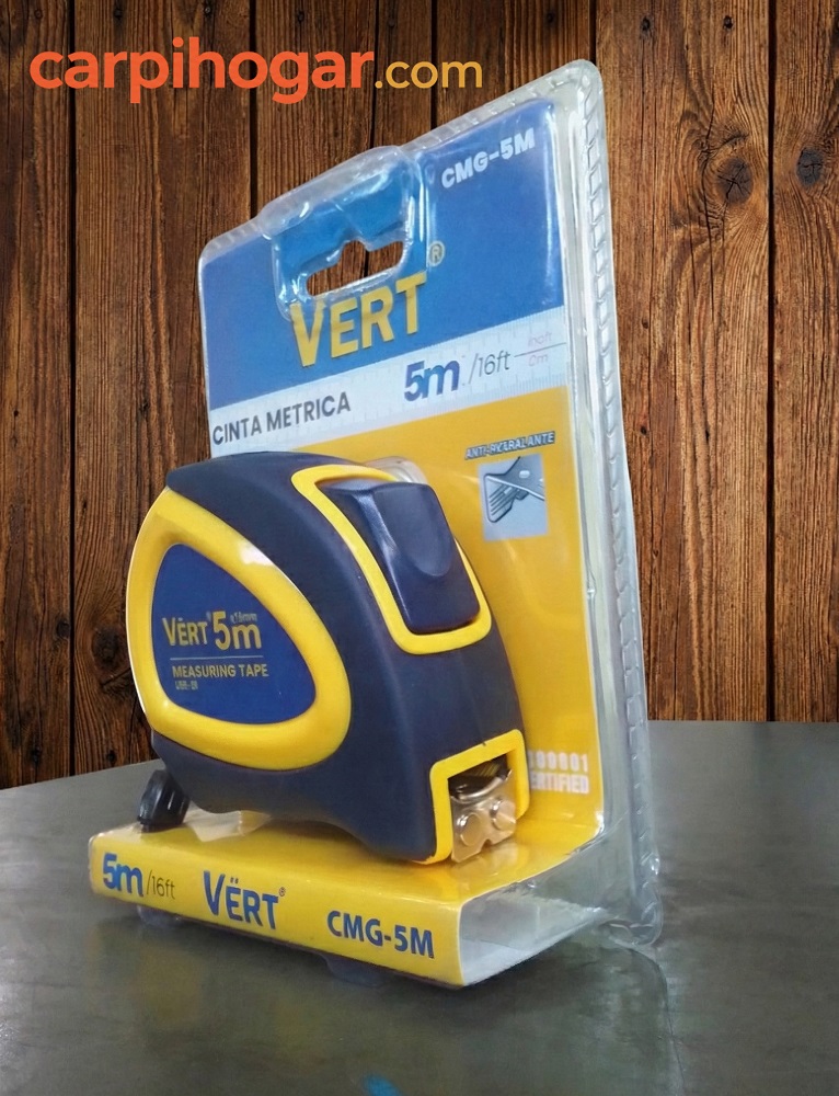 CINTA METRICA PROFESIONAL CON GOMA 5MTS