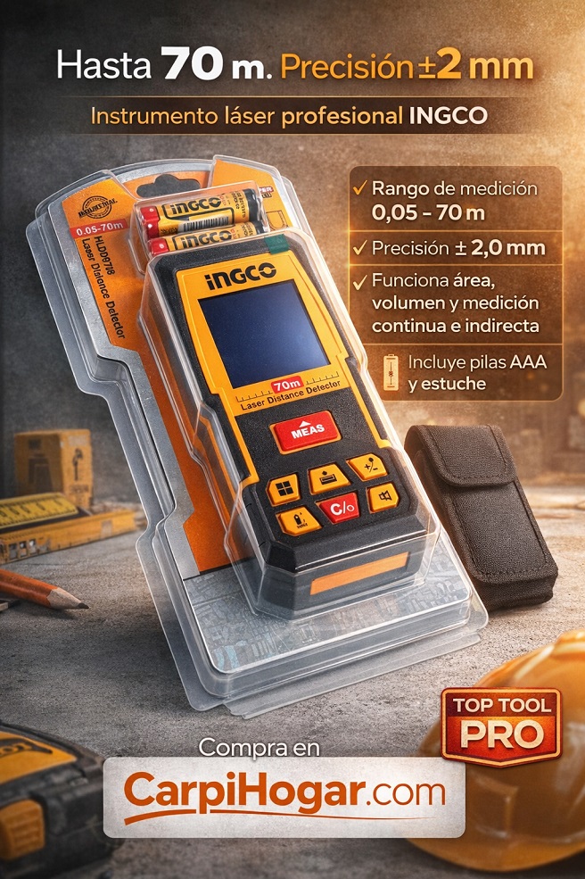 Medidor de distancia laser 0.05-70m