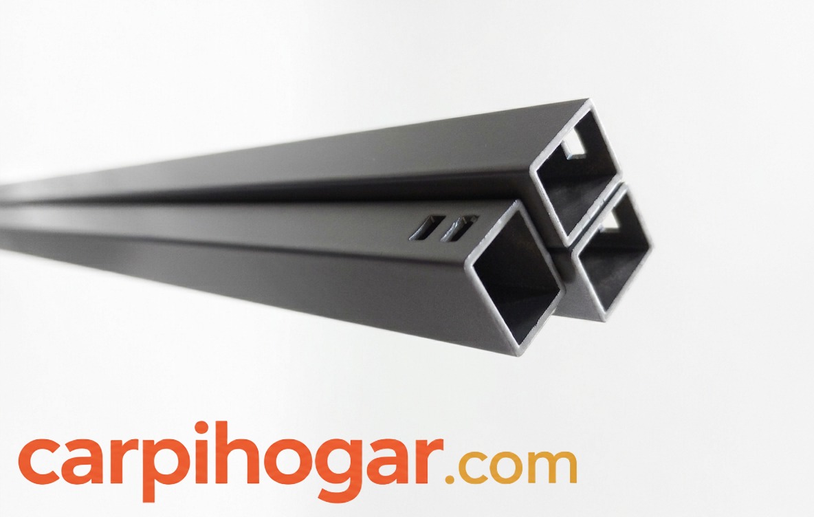 SMET FLOWBOX BARRA TIRADOR PARA FRONTAL GAVETA ANTHRACITE 18-900MM