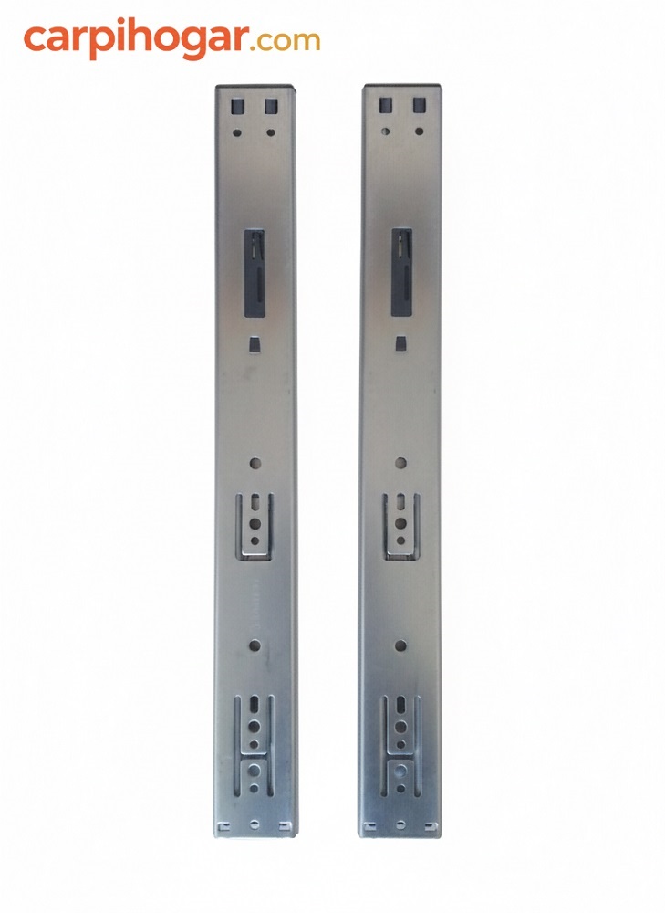CORREDERA TELESCOPICA GALVANIZADA C/FRENO 40CM