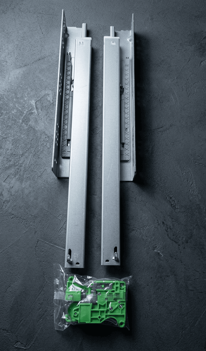 CORREDERAS INVISIBLES CON FRENO 3D 450MM