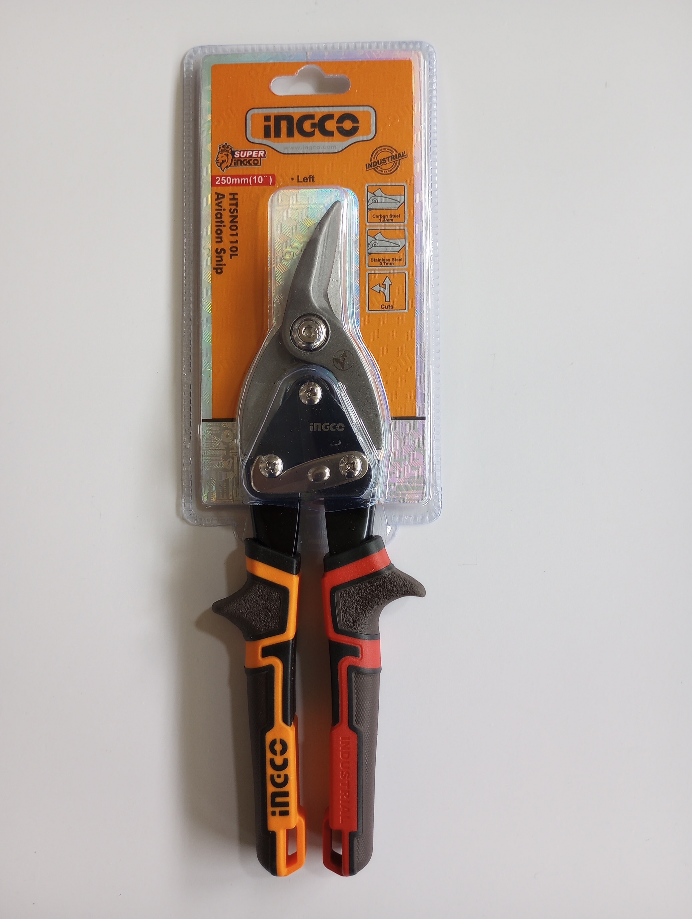 TIJERA DE AVIACION DE CORTE IZQUIERDA 10'