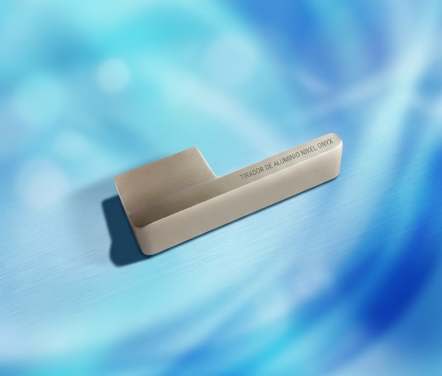 TIRADOR DE ALUMINIO NIKEL ONYX