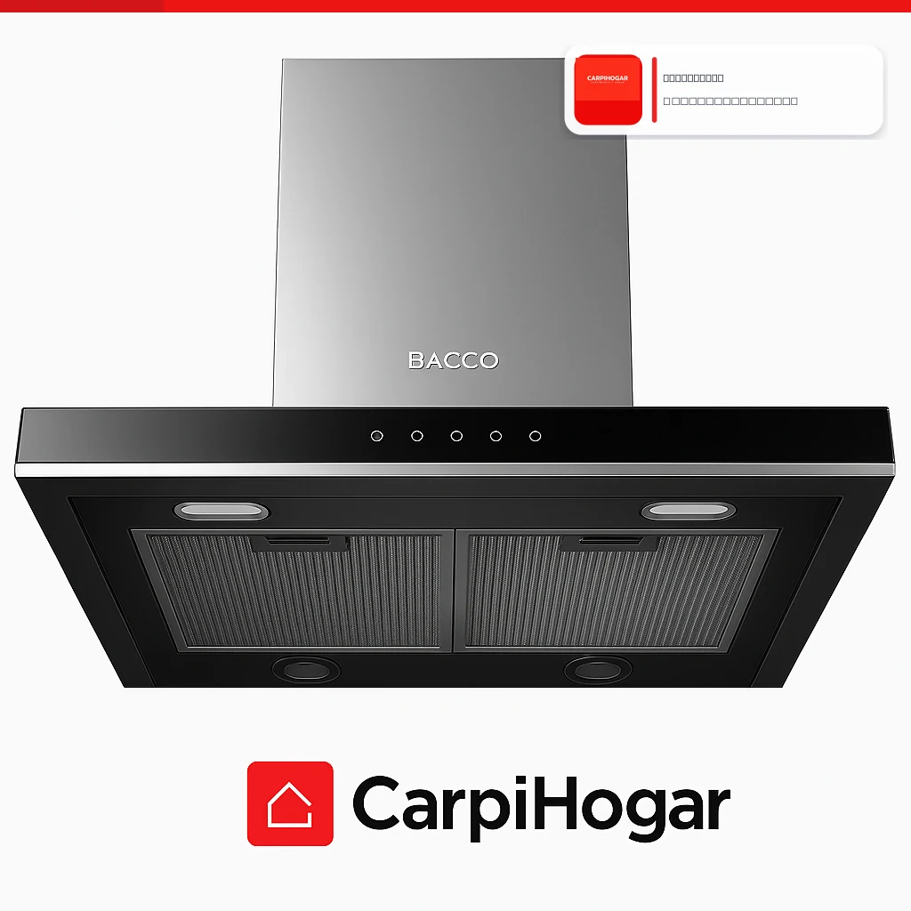 CAMPANA DE PARED ENCENDIDO DIGITAL PANTALLA LED (75CM)