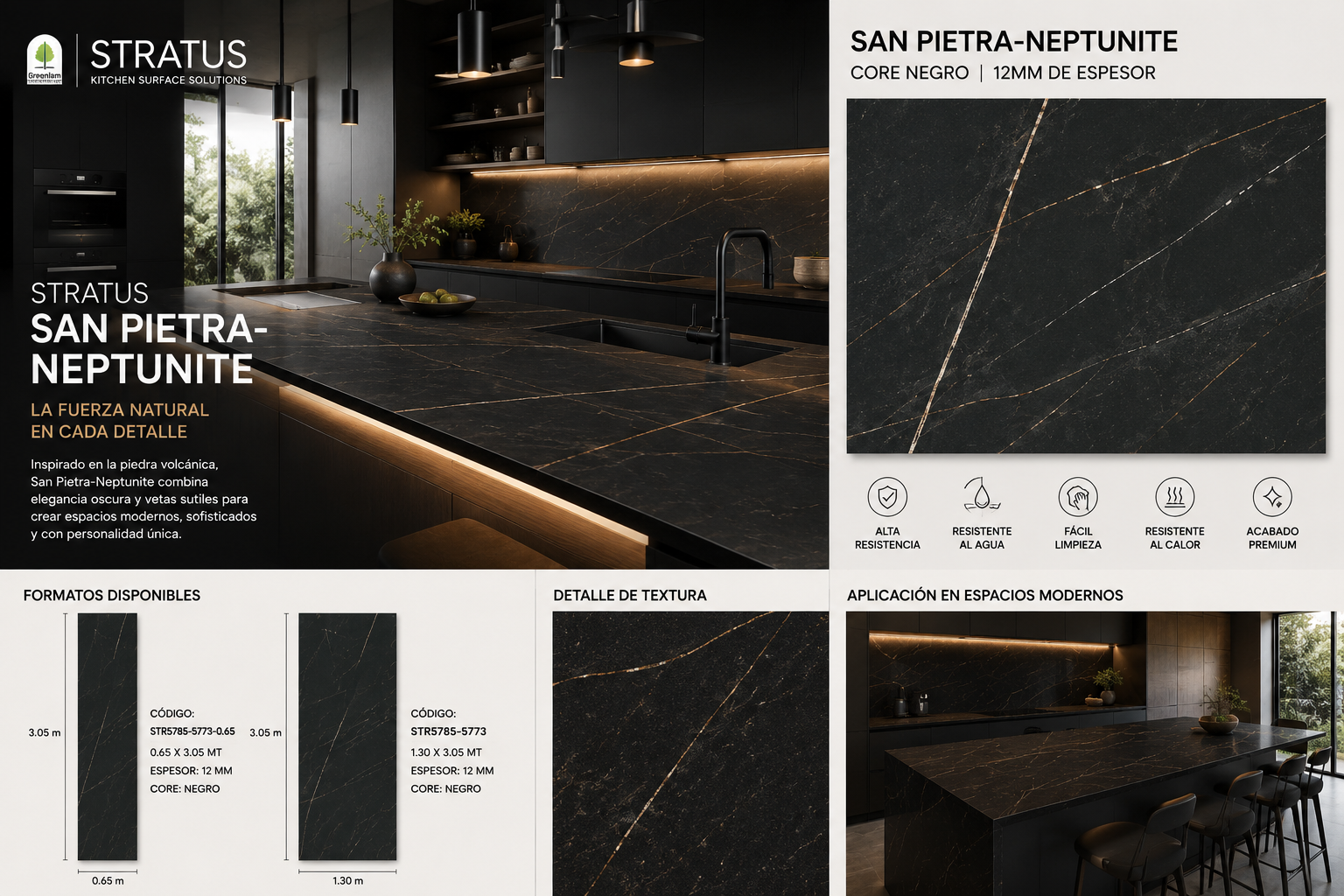 STRATUS SAN PIETRA NEPTUNITE 0,65 x 3.05 m