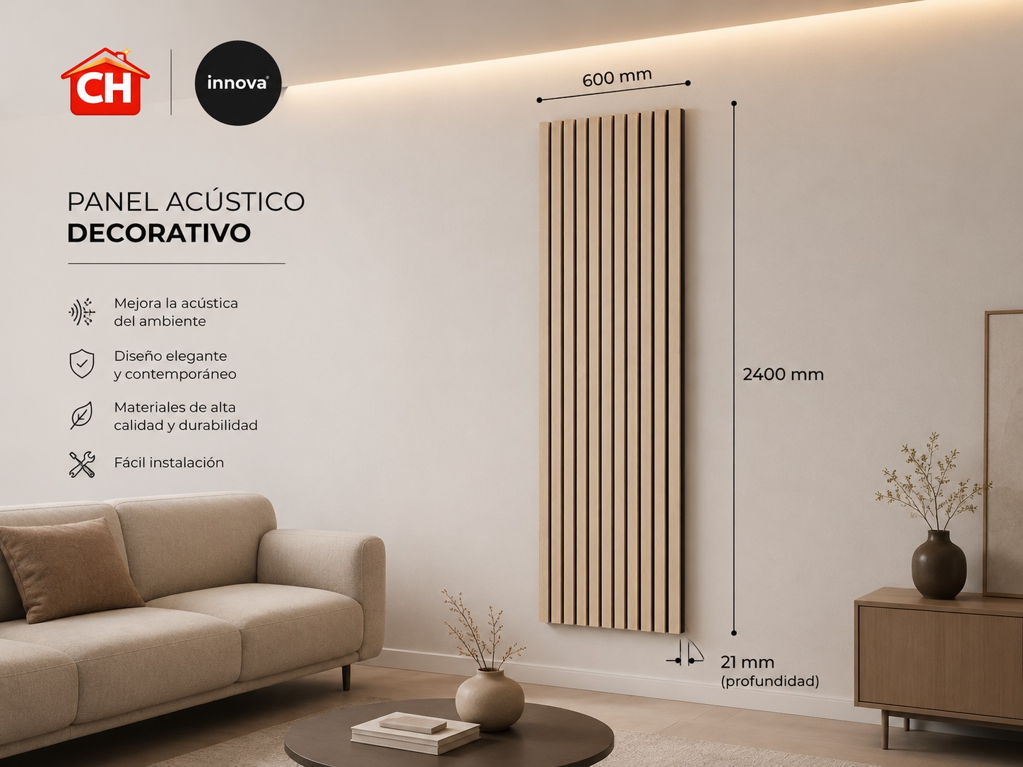 WALL PANEL ACUSTICO EW WOOD 014