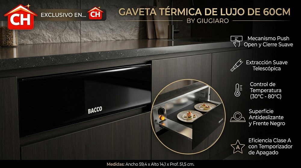 GAVETA TERMICA DE LUJO BY GIUGIARO DE 60CM