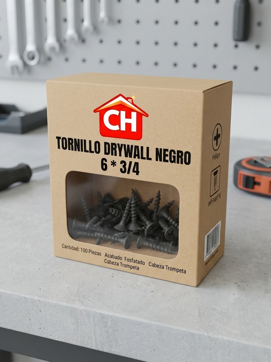 TORNILLO DRYWALL NEGRO 6*3/4