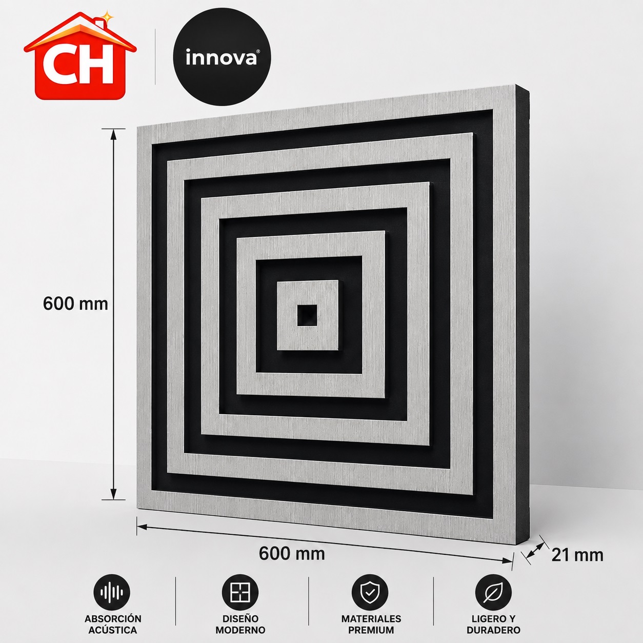 PANEL ACUSTICO DECORATIVO WTAP-19 EW WOOD 016