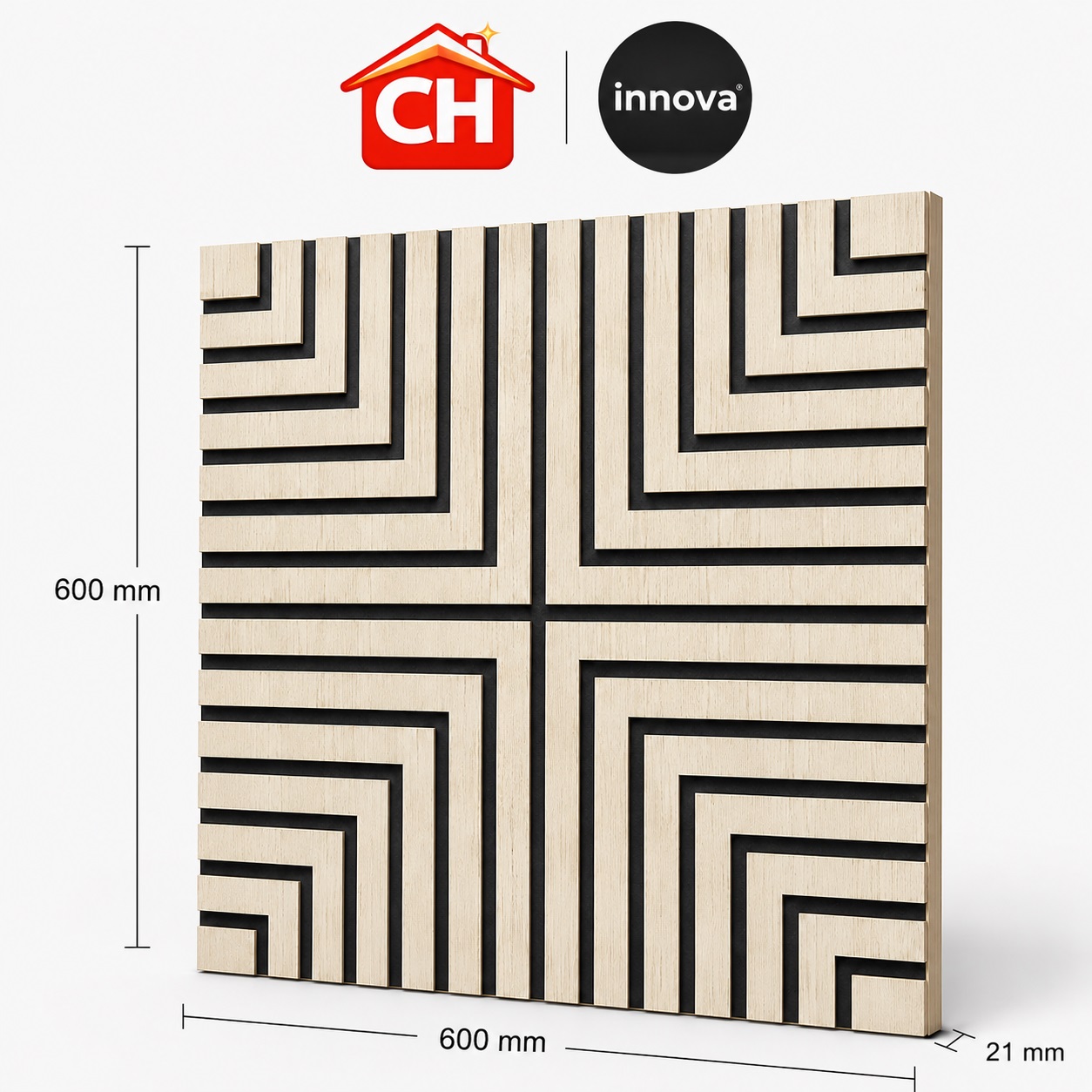 PANEL ACUSTICO DECORATIVO WTAP-23 EW WOOD 006