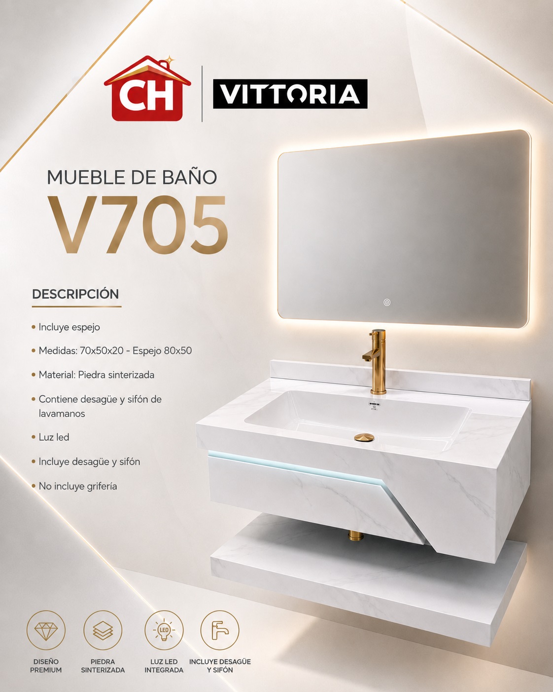 MUEBLE DE BAÑO V705