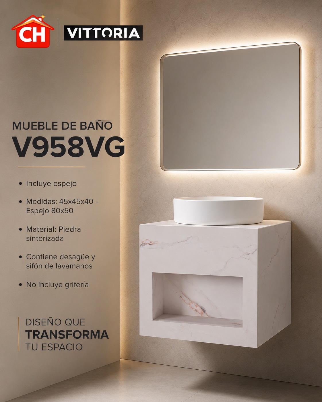 MUEBLE DE BAÑO V958VG
