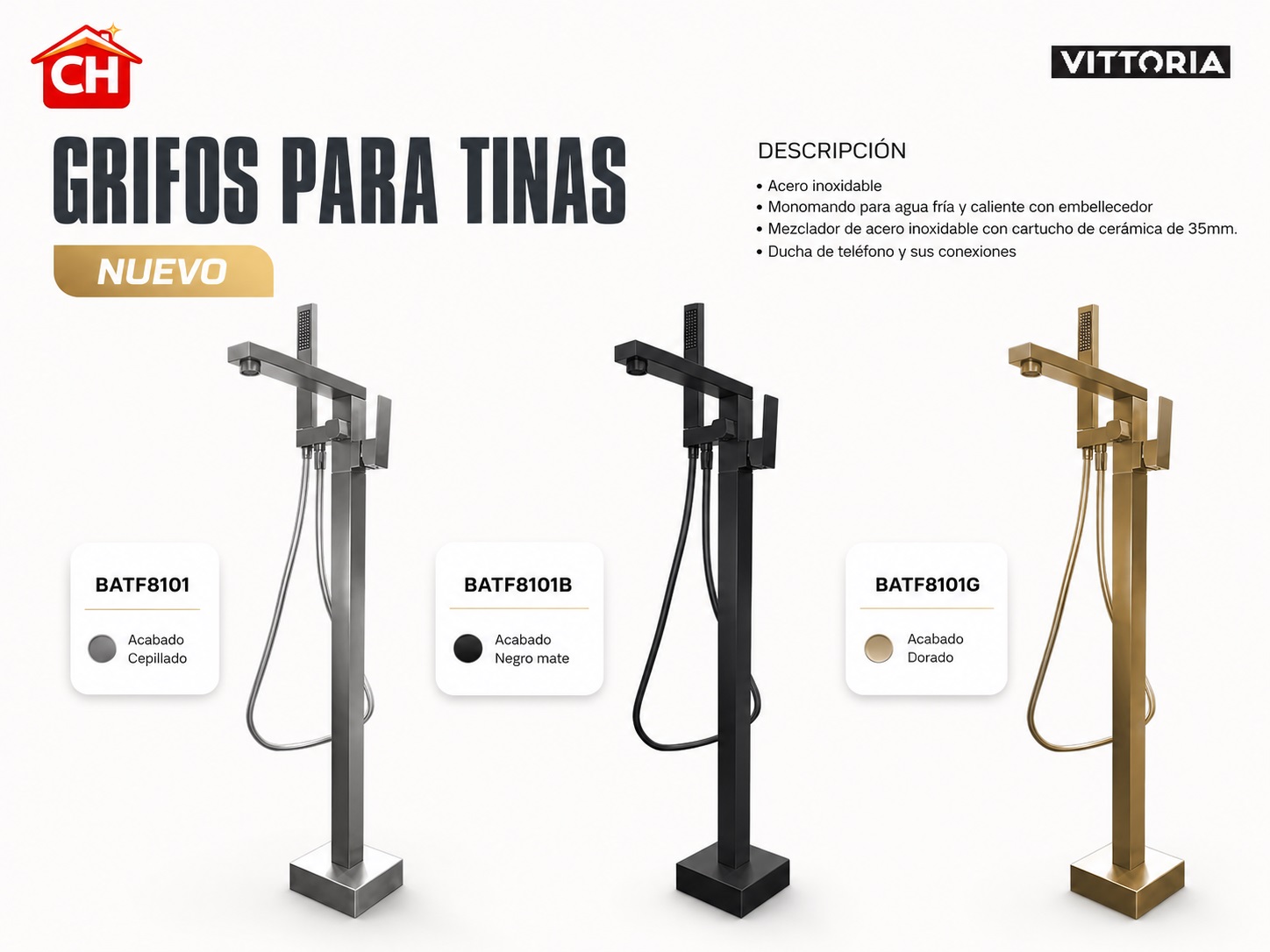 GRIFO PARA TINA BATF8101