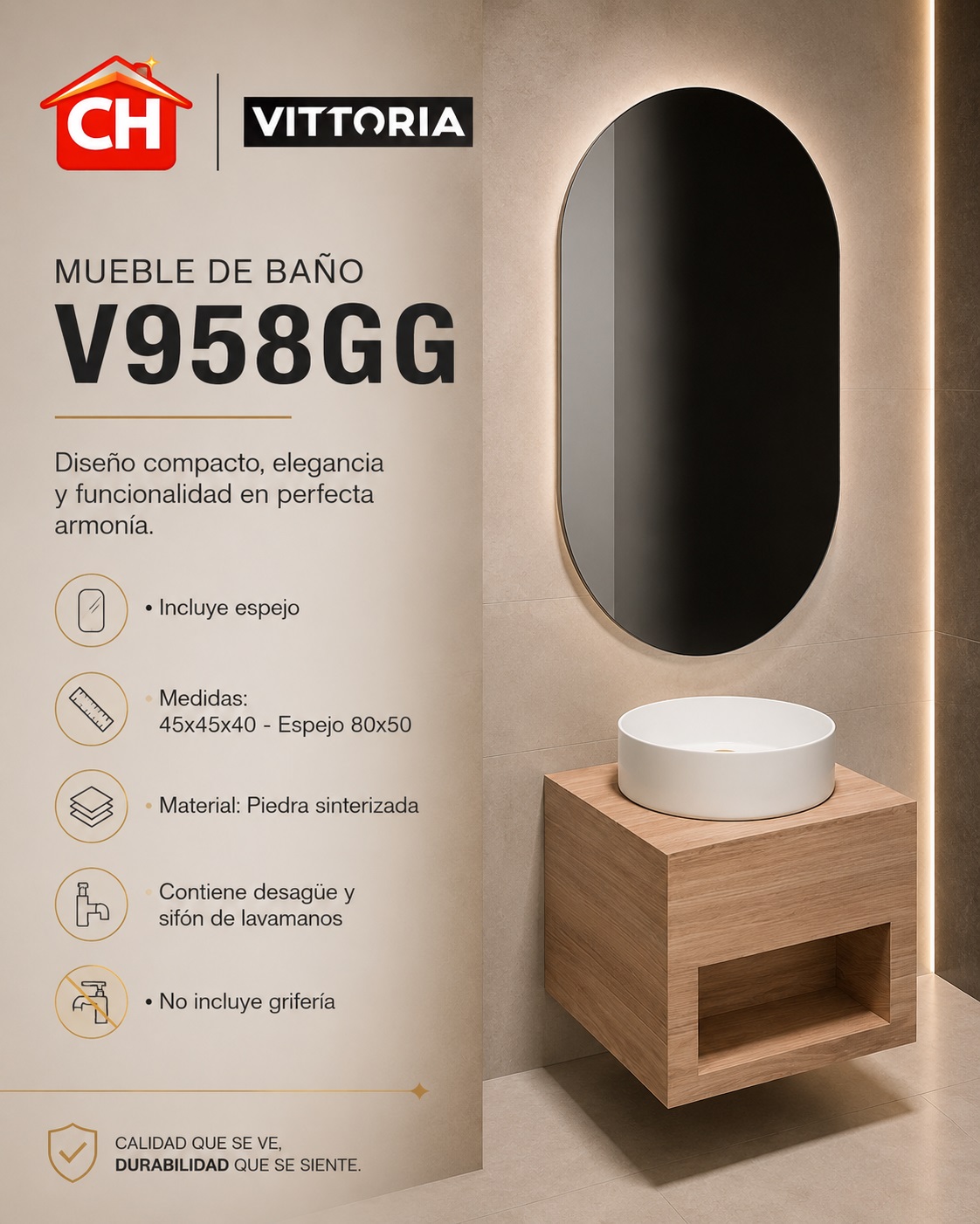 MUEBLE DE BAÑO V958GG