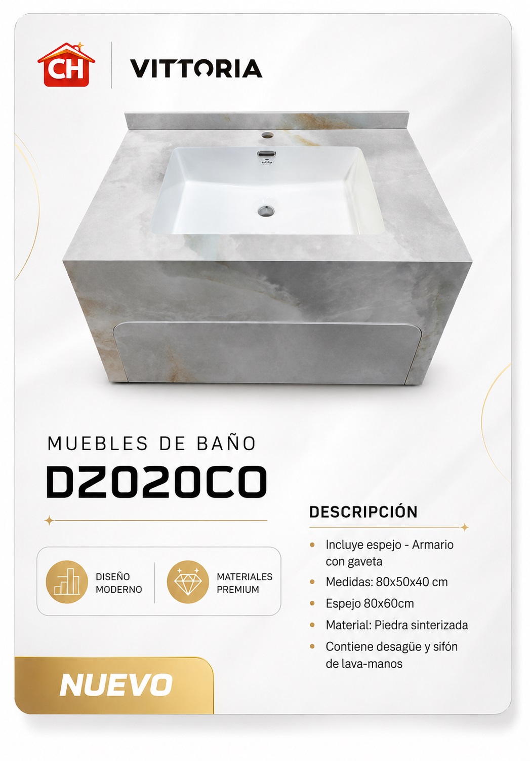 MUEBLE DE BAÑO DZ020CO