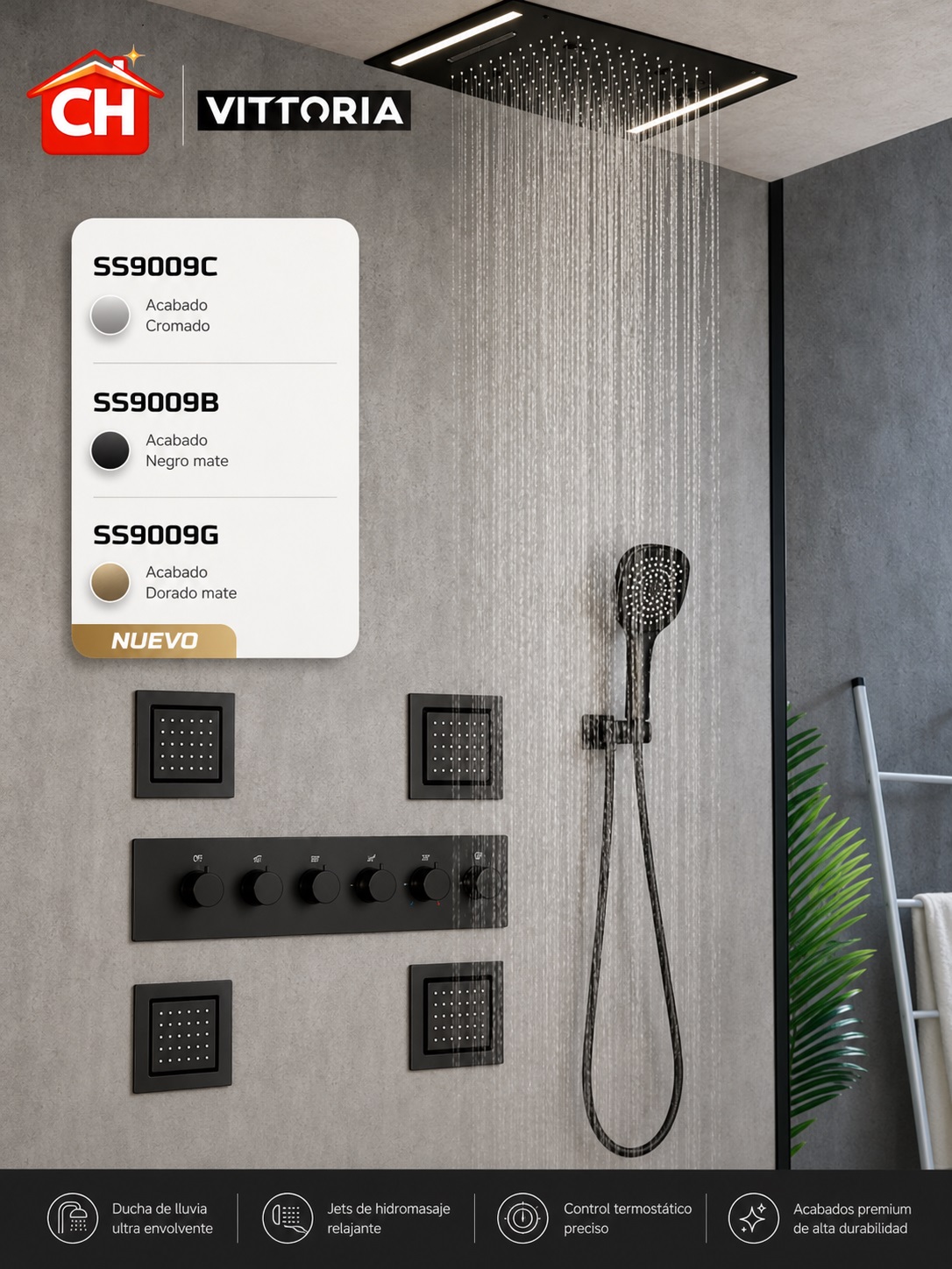 SET DE DUCHAS SS9009