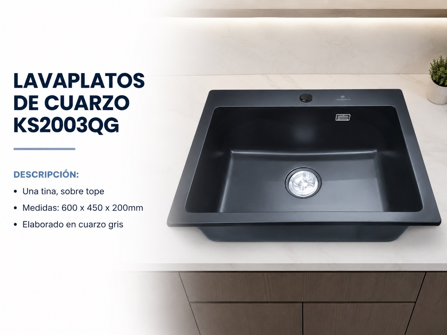 LAVAPLATOS DE CUARZO KS2003QG