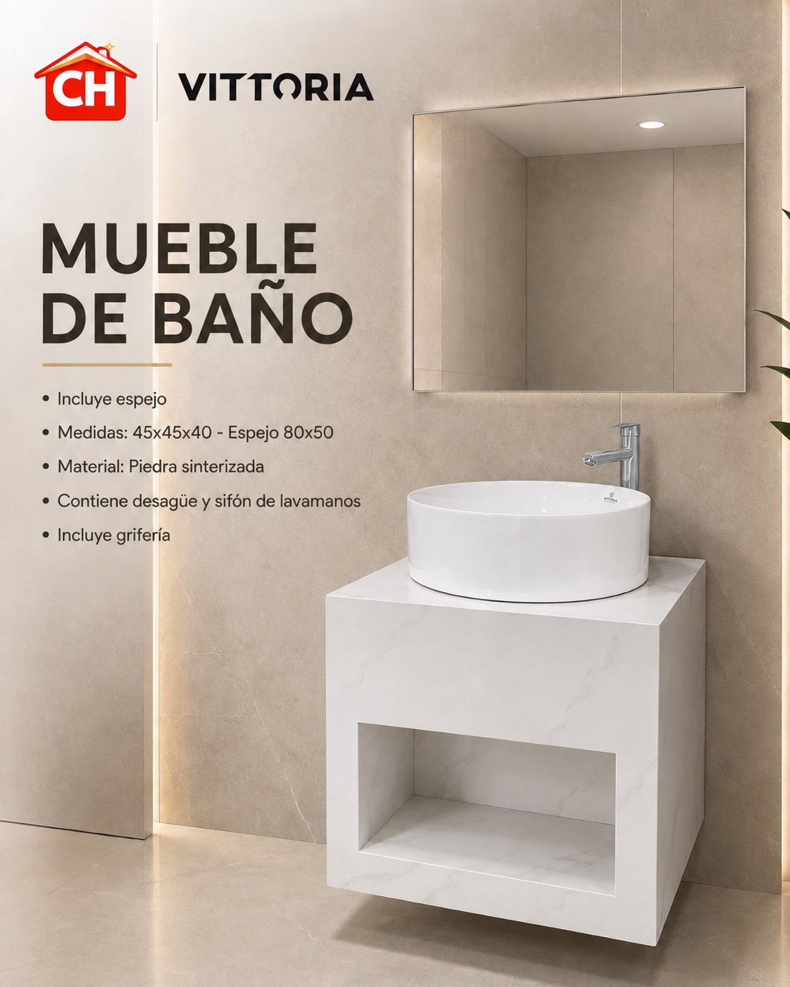 MUEBLE DE BAÑO V958W