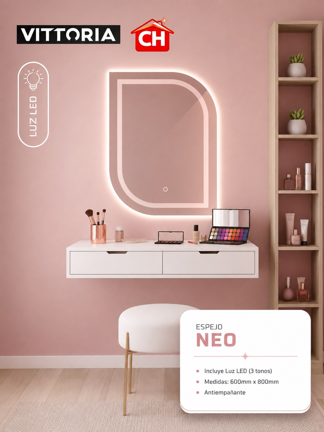 ESPEJO DECORATIVO NEO