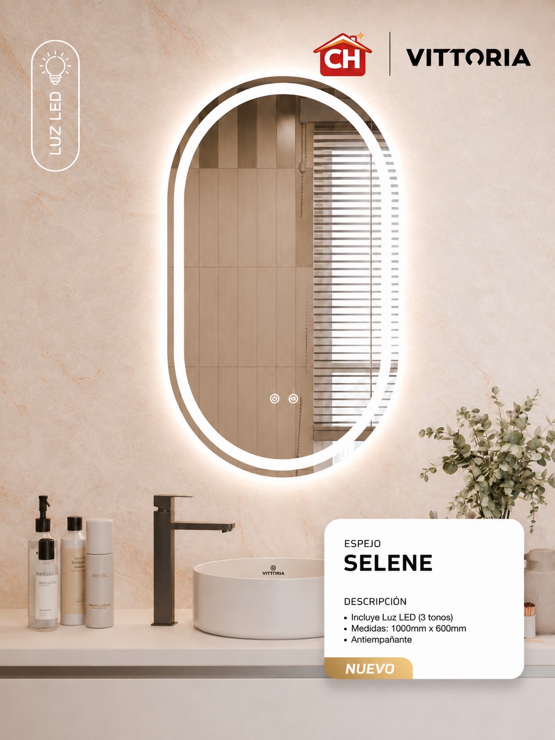 ESPEJO DECORATIVO SELENE
