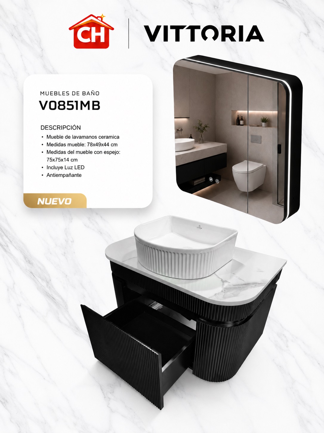 MUEBLE DE BAÑO V0851