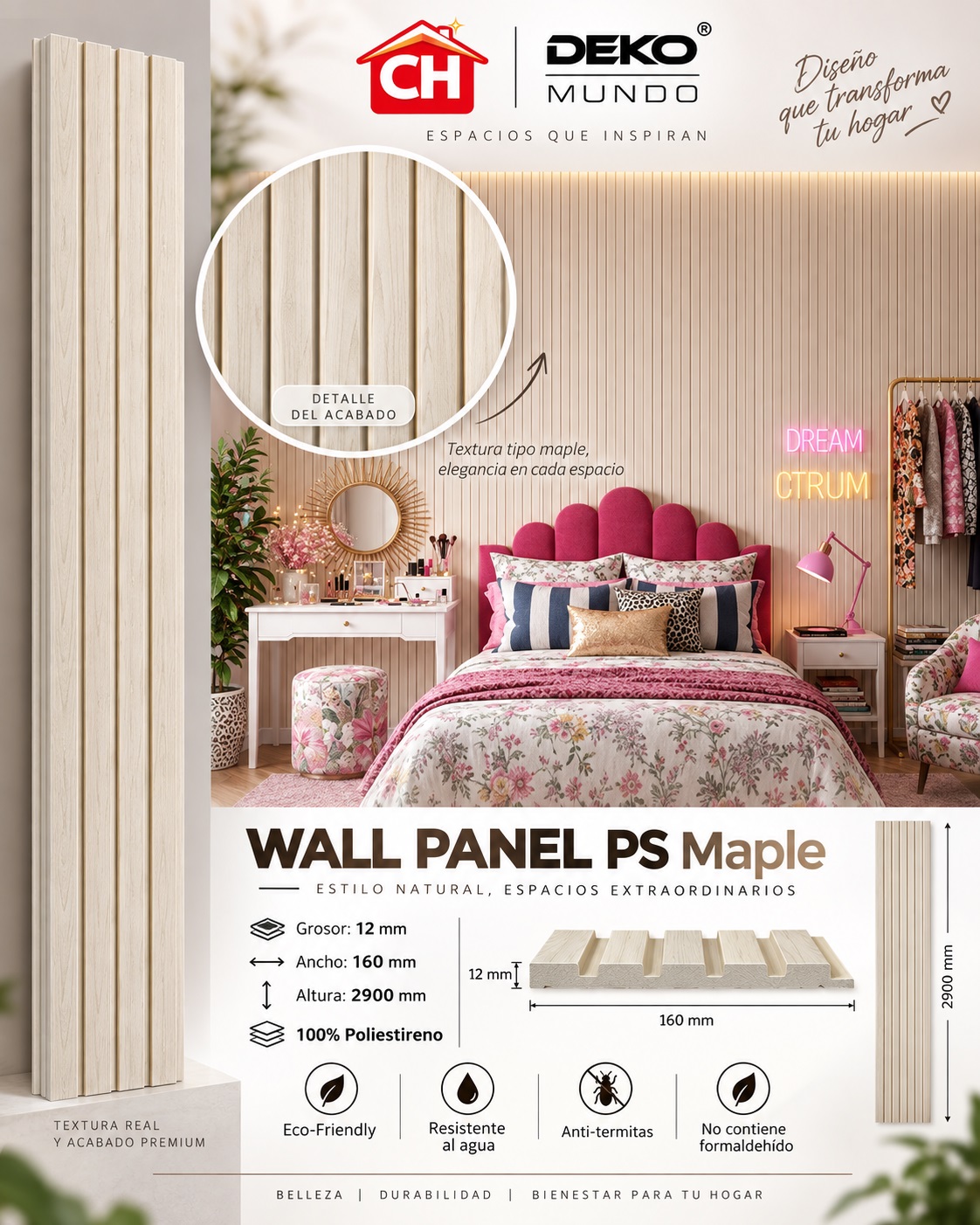 WALL PANEL PS Maple