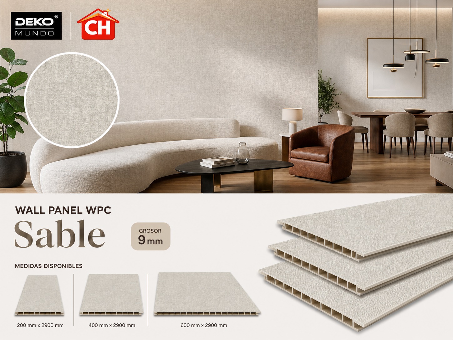 WALL PANEL WPC Sable