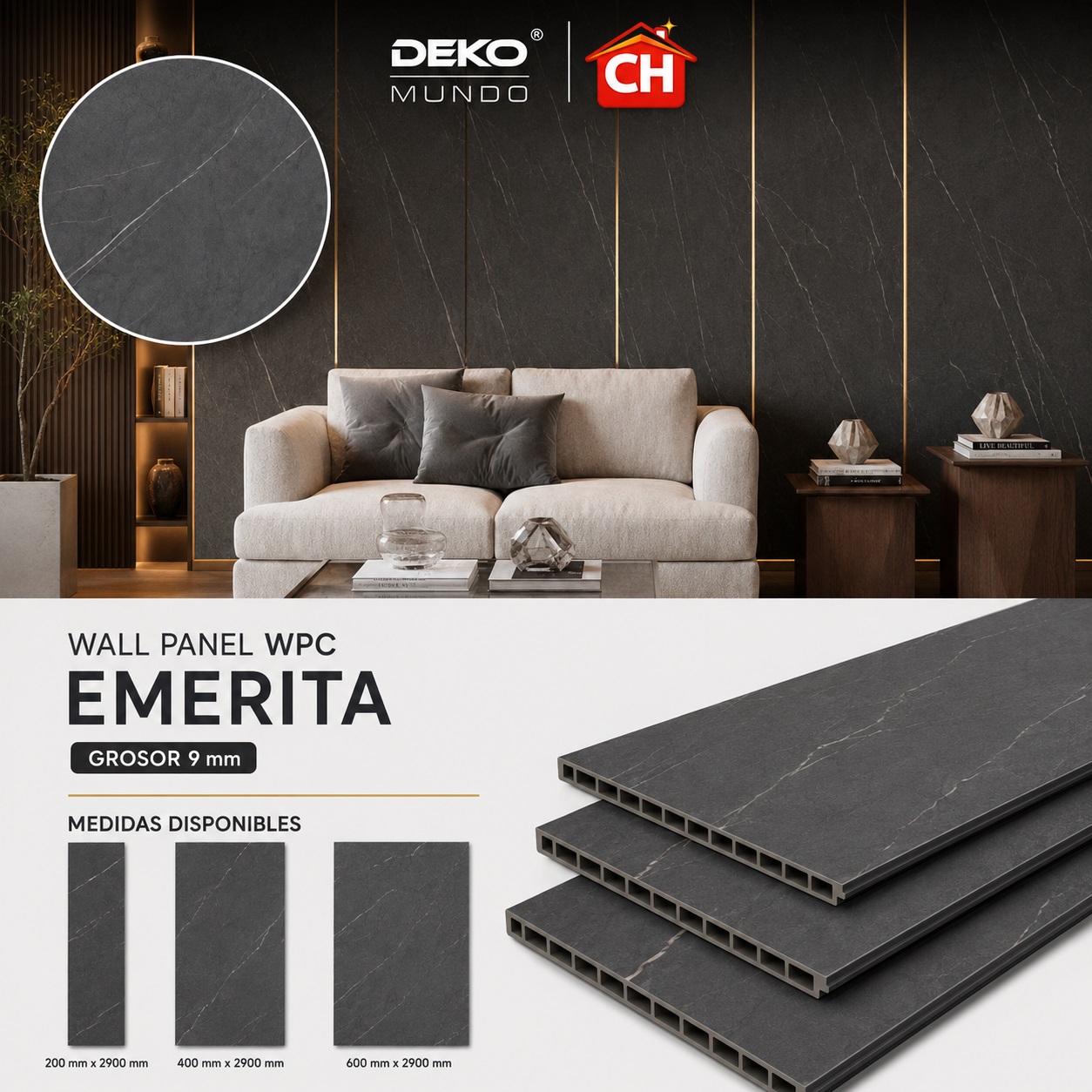 WALL PANEL WPC Emerita