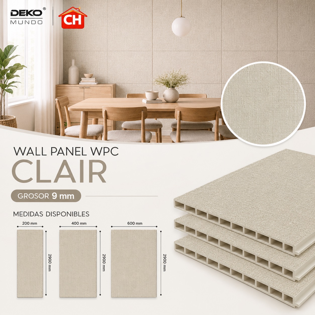 WALL PANEL WPC Clair