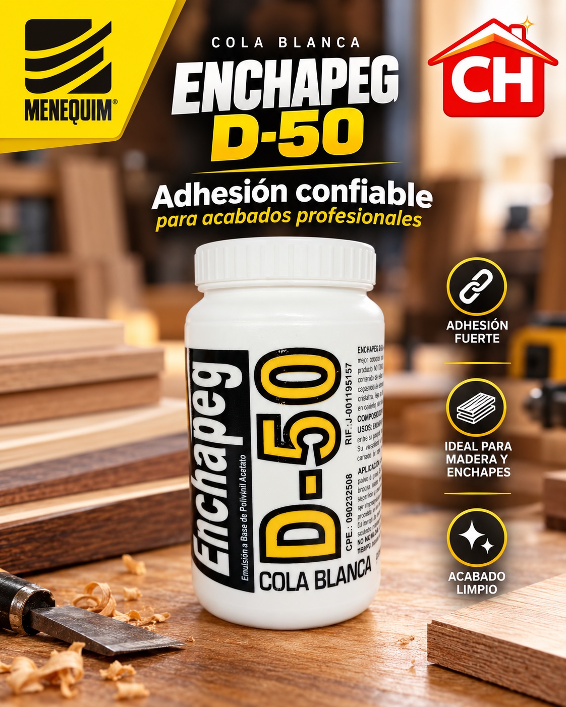 COLA BLANCA ENCHAPEG D-50
